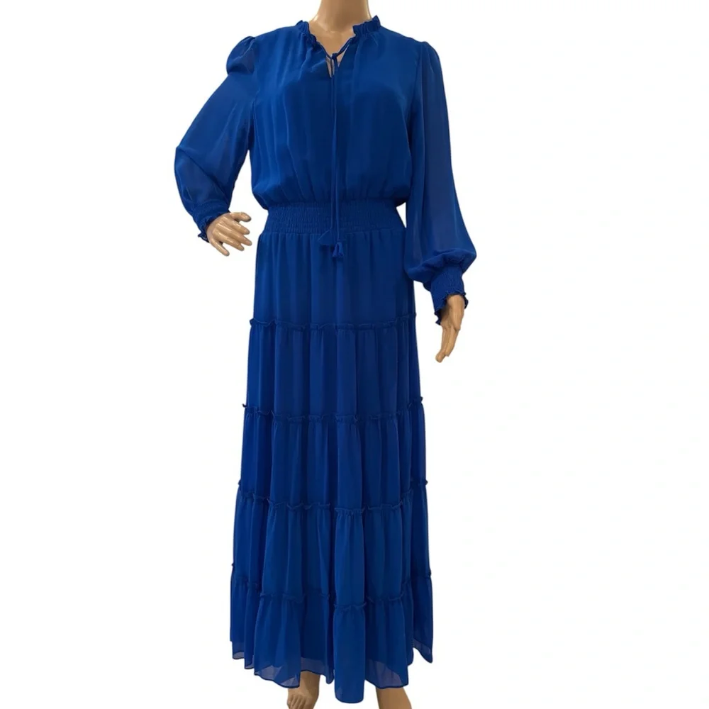 1. State Blue Long Sleeve Dress - Picture 10 of 11